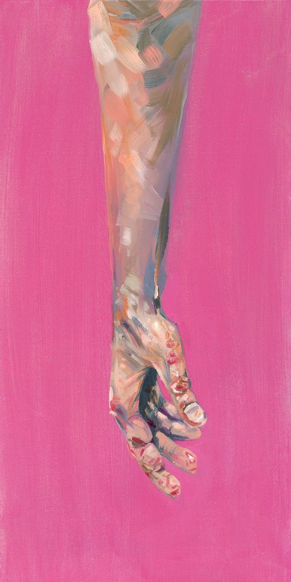 Scan of original oil painting "Exhale"